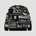 Load image into Gallery viewer, Huf x Kodak Dark Room Jacquard Knit Sweater Black