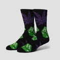 Load image into Gallery viewer, HUF Dice Buddy Crew Sock Black