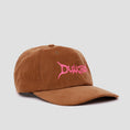 Load image into Gallery viewer, Dungeon Embroidered Cord Cap Camel / Neon Pink