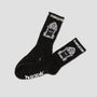 Dungeon Portcullis Woven Socks Black