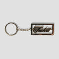 Load image into Gallery viewer, HUF Emblem Keychain Silver