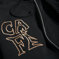 Load image into Gallery viewer, Skateboard Cafe Ethan Embroidered Zip Hood Black