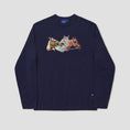 Load image into Gallery viewer, Helas Horses Crewneck Knit Navy
