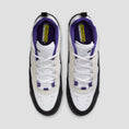 Load image into Gallery viewer, Nike SB Air Max Ishod Skate Shoes White / Black / Court Purple / Black