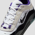 Load image into Gallery viewer, Nike SB Air Max Ishod Skate Shoes White / Black / Court Purple / Black