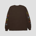 Load image into Gallery viewer, HUF Fetch Longsleeve T-Shirt Chocolate