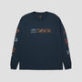 HUF Fetch Longsleeve T-Shirt Navy