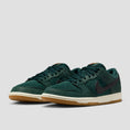 Load image into Gallery viewer, Nike SB Dunk Low Pro Skate Shoes Deep Fir / Black Fir Sail