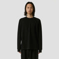 Load image into Gallery viewer, Former Anderson Longsleeve Waffle T-Shirt Black