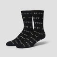 Load image into Gallery viewer, HUF Fuck It 3 Pack Socks White / Black / Heather