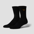 Load image into Gallery viewer, HUF Fuck It Embroidered Sock Black / Gold