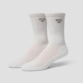 Load image into Gallery viewer, HUF Fuck It Embroidered Sock White