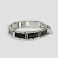 Load image into Gallery viewer, HUF Fuck It Enamel Link Bracelet Silver