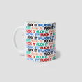 Load image into Gallery viewer, HUF Fuck It Flyer Mug Multi