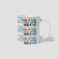 Load image into Gallery viewer, HUF Fuck It Flyer Mug Multi