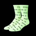 Load image into Gallery viewer, Huf Fuck It Glow Sock White