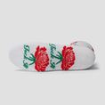 Load image into Gallery viewer, HUF Fuck It Rose Crew Sock White