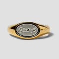 Load image into Gallery viewer, Huf Fuck It Signet Ring Gold