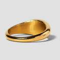 Load image into Gallery viewer, Huf Fuck It Signet Ring Gold