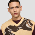 Load image into Gallery viewer, Nike SB Snake Sweater Vest Celestial Gold / Light British Tan