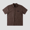 Load image into Gallery viewer, Former Vivian Check Shortsleeve Shirt Brown