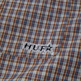 Load image into Gallery viewer, HUF Galaxy Plaid Shortsleeve Woven Top Dark Brown