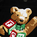 Load image into Gallery viewer, HUF Gift Bear Intarsia Sweater Black