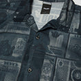 Load image into Gallery viewer, HUF Global Currency Shortsleeve Lace Shirt Black