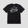 Load image into Gallery viewer, HUF Glow Shortsleeve T-Shirt Black