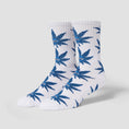 Load image into Gallery viewer, HUF Green Buddy Pl Sock White