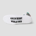 Load image into Gallery viewer, HUF Green Buddy Tourist Sock White