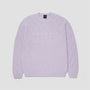 HUF Grid Crew Sweater Dust Purple