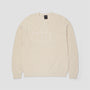 HUF Grid Crew Sweater Natural