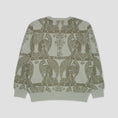 Load image into Gallery viewer, GX1000 Jacquard Knit Angel Sweater Grey / Green