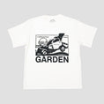 Load image into Gallery viewer, Garden Skateboards Duel T-Shirt Off White / Black
