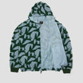 Load image into Gallery viewer, HUF H Star Repeat High Pile Jacket Ice Blue