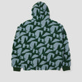 Load image into Gallery viewer, HUF H Star Repeat High Pile Jacket Ice Blue
