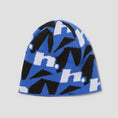 Load image into Gallery viewer, HUF H Star Repeat Skull Beanie Royal Blue