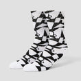 Load image into Gallery viewer, HUF H Star Repeat Sock White