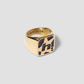 Load image into Gallery viewer, HUF H Star Ring Gold