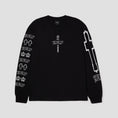 Load image into Gallery viewer, HUF Hard Luxe Longsleeve T-Shirt Black