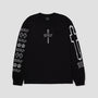 HUF Hard Luxe Longsleeve T-Shirt Black