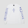 HUF Hard Luxe Longsleeve T-Shirt White