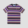 Load image into Gallery viewer, Helas Rayures T-Shirt Purple/Black