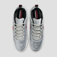 Load image into Gallery viewer, Nike SB Air Max Ishod Premium Skate Shoes Metallic Silver / Varsity Red