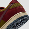 Load image into Gallery viewer, Nike SB Dunk Low Pro Skate Shoes Dark Team Red / Burgundy / Crush / Olive Flak