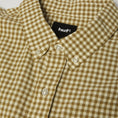 Load image into Gallery viewer, HUF 89 Micro Gingham Shortsleeve Oxford Shirt Natural
