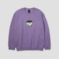 Load image into Gallery viewer, HUF Big Block Crew Dust Purple