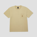 Load image into Gallery viewer, HUF Box Logo Shortsleeve Pocket T-Shirt Tan / Tan