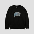 Load image into Gallery viewer, HUF Classic Arch Crew Black